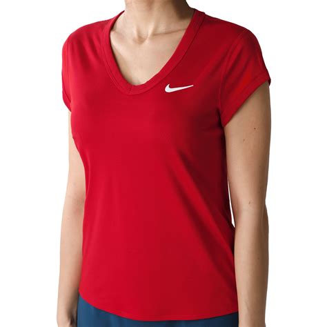 nike sportt-shirt damen rot|Nike damen t shirt.